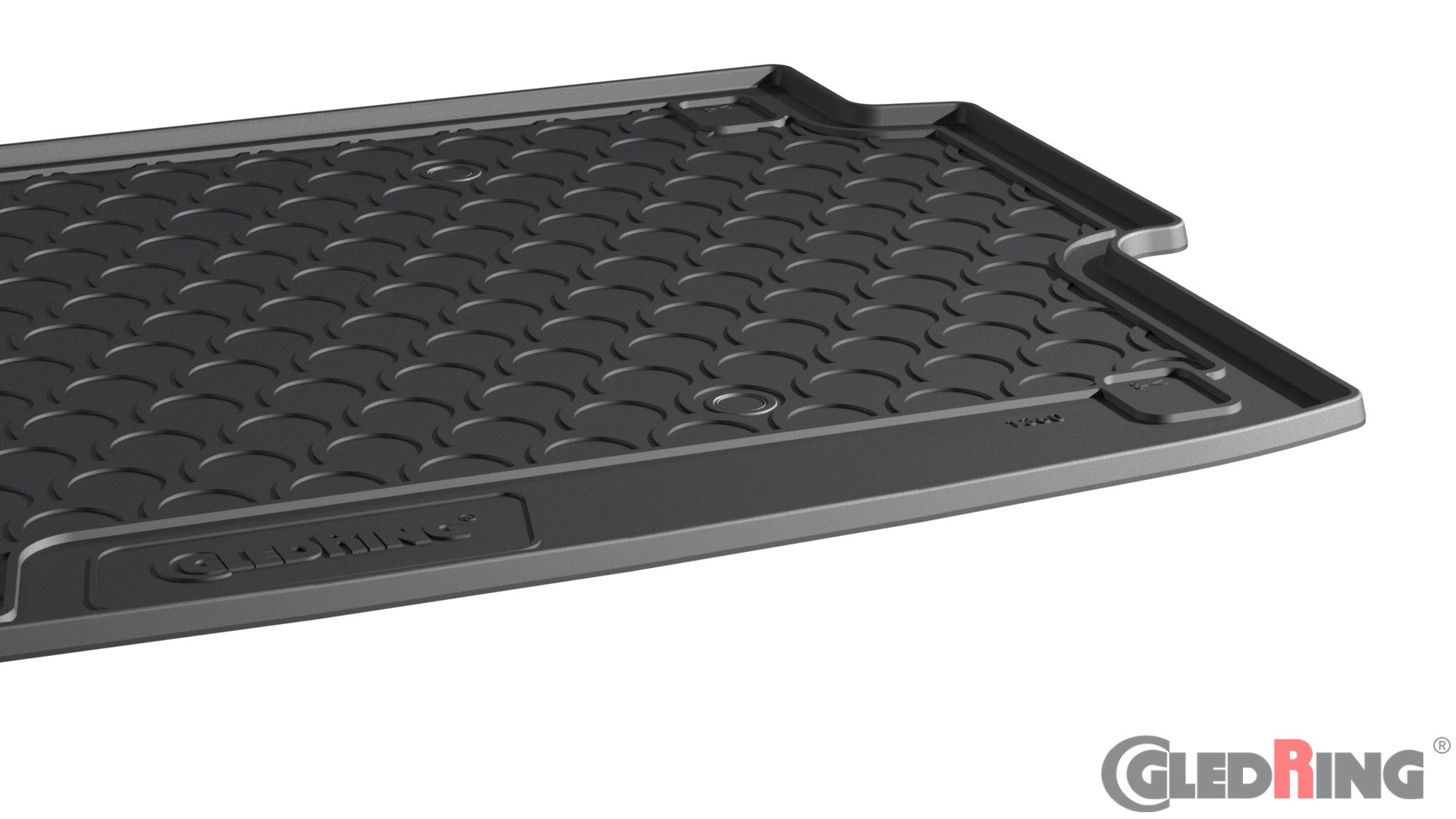 Original Gledring Premium Gummi Kofferraummatte - HYUNDAI Bayon (Oberer variabler Boden) / Ohne Subwoofer 2021->